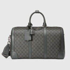 Gucci Ophidia Duffle Bag Black Supreme Canvas
